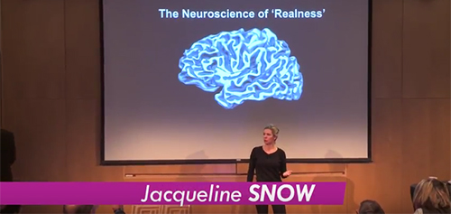 Jacquie Snow speaking at MIT AR summit