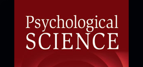 New Publication in the Journal <i>Psychological Science</i>